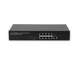 <b>8-port 10/100 mbps+1-port gigabit combo managed fast ethernet</b>