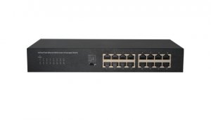 <b>16-port fast ethernet multi-mode unmanaged switch</b>