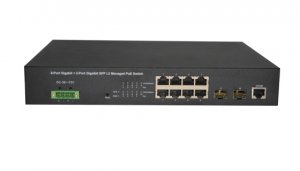 <b>8-port gigabit + 2-port gigabit sfp l2 managed poe switch</b>