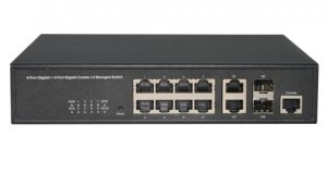  8-port gigabit + 2-port gigabit combo l2 managed switch