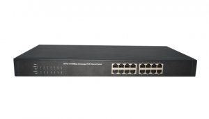 <b>16-port fast ethernet unmanaged poe switch</b>